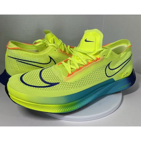 Nike ZoomX Streakfly Volt Running Shoe Men’s 12 Bright Crimson Yellow DJ6566-700 - Picture 7 of 16